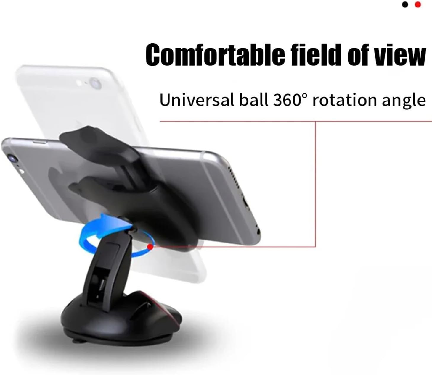 Rotating Car Phone Holder Mouse Shape