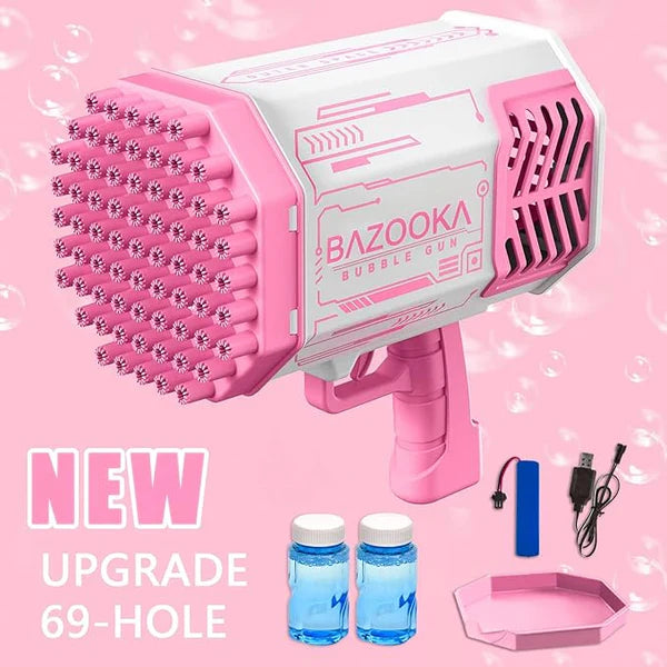 69 Holes Bubble Machine Gun Toy