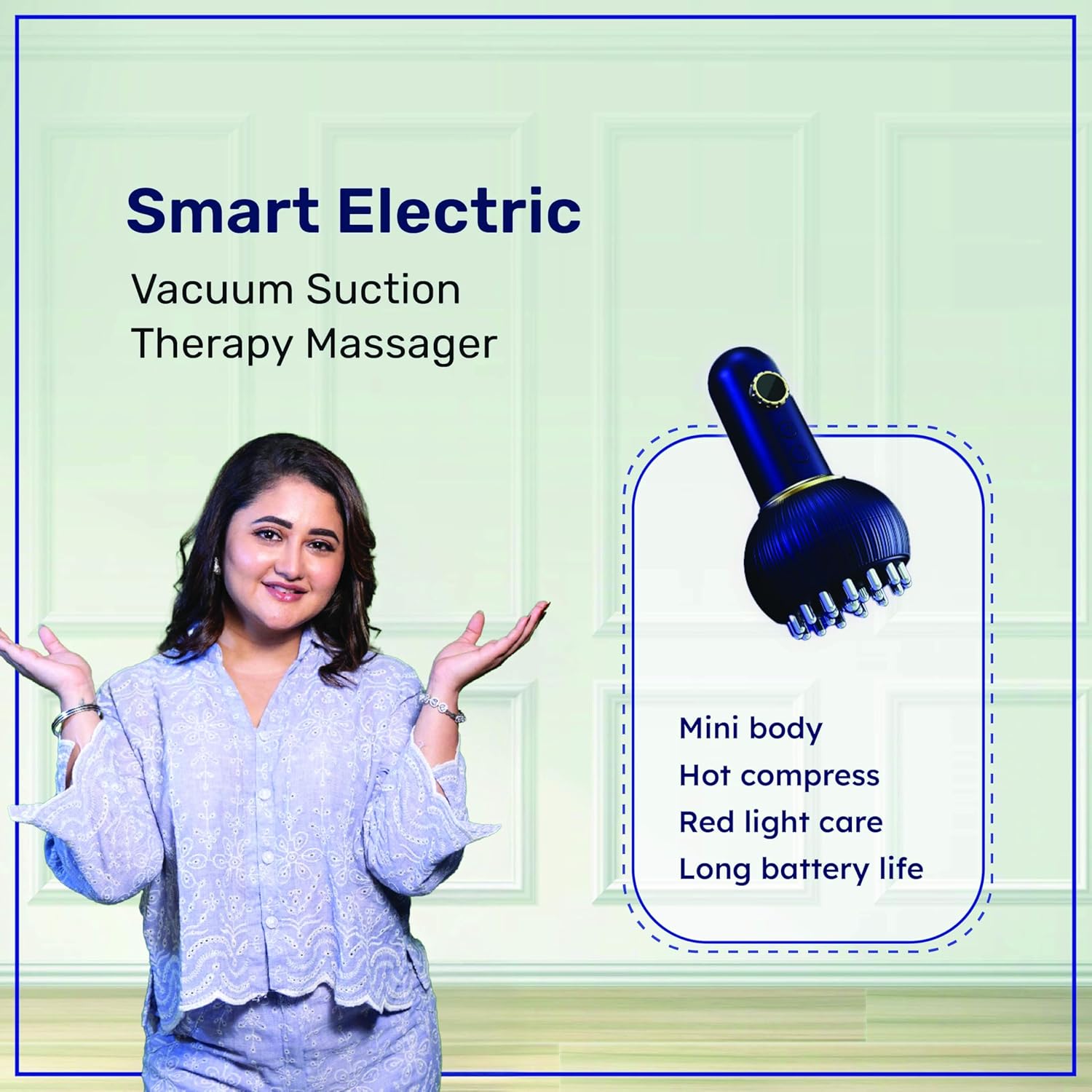 Smart Electric Vacuum Suction Scraping Therapy Massager